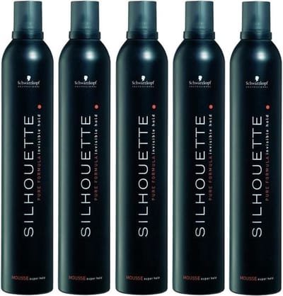 15X Schwarzkopf Silhouette Super Hold Mousse 200ml