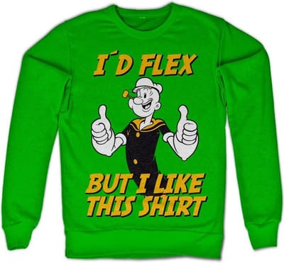 Popeye I'd Flex-sweatshirt Groen