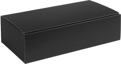 Wijndoos cadeauverpakking karton 36x18,5x9cmcm ZWART (35 stuks)