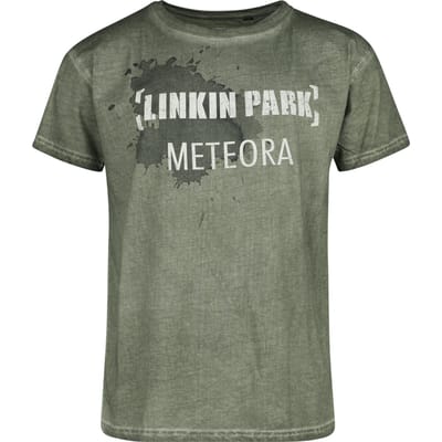 Linkin Park T-shirt - Linkin Park Vintage - S tot XXL - voor Mannen - groen
