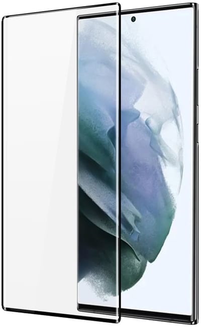 Screen Protector Geschikt Voor Samsung Galaxy S22 Ultra - Solidenz Full Glue 3D - Volledig Dekkend - Fingerprint Compatible - Tempered Glass - Vingerscanner 100% Werkend - Screenprotector S22 Ultra