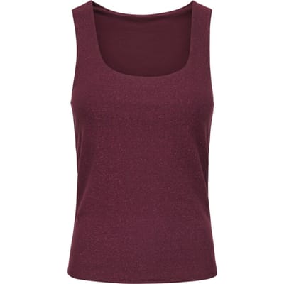 Only Onlea glitter s/l 2-ways top jrs noos chocolate tr
