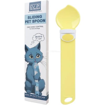 Kattenstripvoeder Voedselkwaliteit Kat Natte Traktatie Dispenser Lepel Gemakkelijke Kattenvoeding Lepel Lange Steel Katten Strip Knijplepel