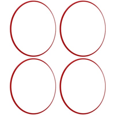 4 Stuks 17 Inch Wielvelgbeschermring Aluminiumlegering Zelfklevende Wielvelgbeschermer Sierring voor