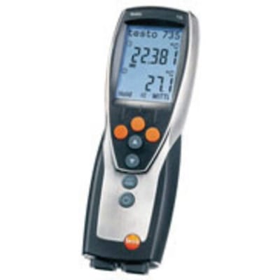 testo 0560 7351 Temperatuurmeter -200 - +1370 °C Sensortype Pt100, K, T, J, S Met dompel- en insteeksensor