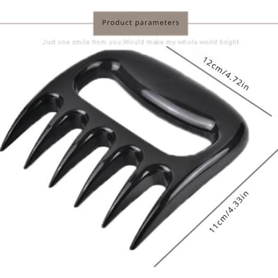 Accessoires BBQ Hacheur à Viande Tireur de Porc Effiloché Solide Fourchette BBQ Griffes d'Ours Trancheur à Fruits et Légumes Couteaux Outils de Cuisson Décor