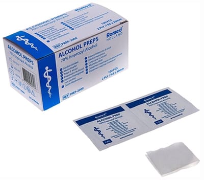 Romed Alcohol Doekjes - 2 x 100 stuks - Voordeelverpakking