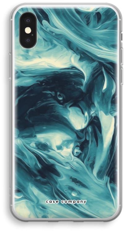 Case Company® - Hoesje geschikt voor iPhone XS hoesje - Dreaming About Whales - Soft Cover Telefoonhoesje - Bescherming aan alle Kanten en Schermrand