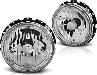 Buitenste koplampen VW GOLF 1 05 74-07 83 ANGEL EYES CHROOM