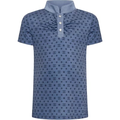 Imperial Riding Trainingsshirt Imperial Riding Irhroxy All Over Print Kids Middenblauw-donkerblauw - 116