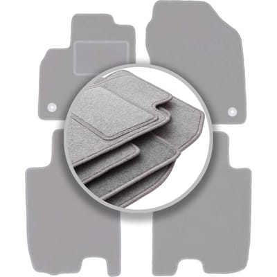 Grijze automatten voor: Honda City V FL sedan (2011-2013)