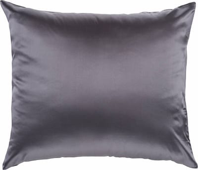 Zijden kussensloop 80x80cm Antraciet Hotelsluiting 19 Momme - Kussensloop set - Luxe Silk Kussensloop 100% moerbei zijde - Zijde kussensloop - Silk Heaven - 80x80cm / Hotelsluiting