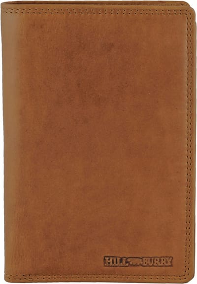 HillBurry V88833 Leren mapje voor Autopapieren Paspoort en Pasjes - RFID - Bruin