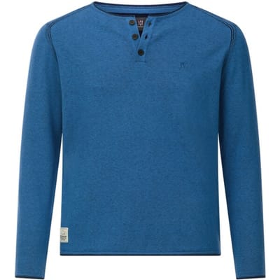 Jan Vanderstorm herren Trui - 52/54 - blauw - Plus Size