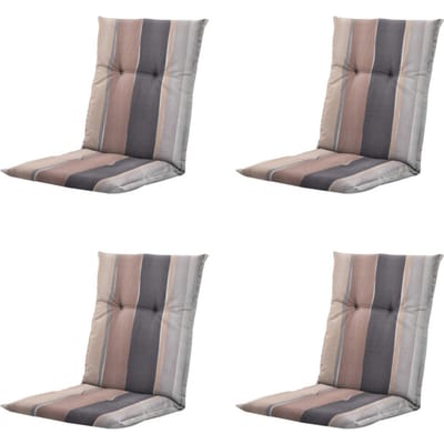 Madison kussen lage rug nox - 105x50x6cm set van 4