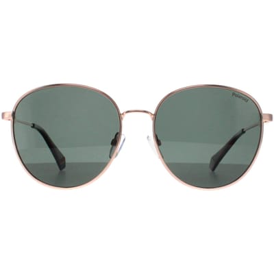 Polaroid Ronde Unisex Goud Koper Groen Gepolariseerd PLD 6215/S/X