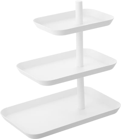 VIN® Serveertoren - Etagères - Etagere Met 3 Laags Serveerplanken - High tea Etagere – Serveerset - Borrelplank - Hapjesplank – Serveerplank – Tapasplank - Wit