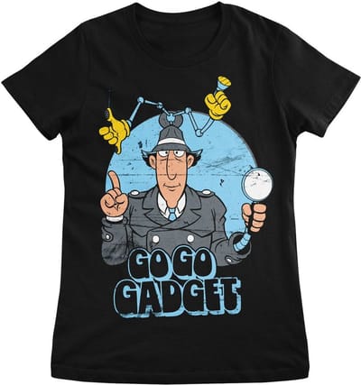 Inspector Gadget T-shirt Go Go Gadget Girly Tee CPLG-5-IG002-H68-14