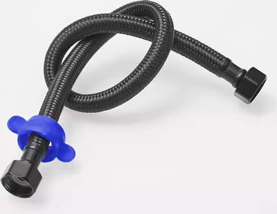Profielenloods - Aansluitslang flexibel 3/8" x 1/2" zwart 500 mm (50cm)