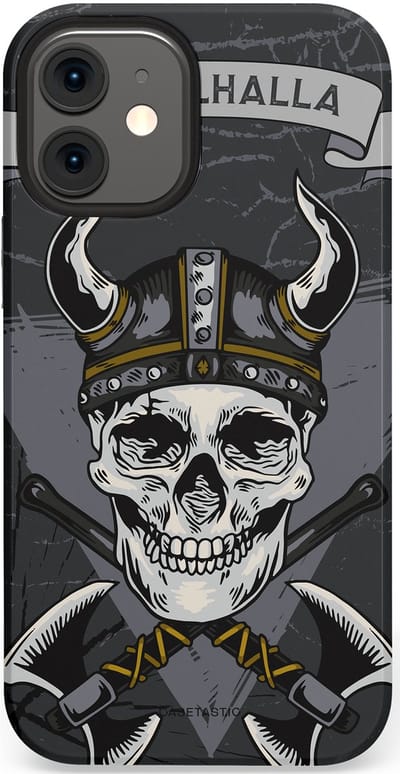 Casetastic Hoesje Geschikt voor Apple iPhone 12 Mini - Stijlvolle Beschermende Duo-layer Case - Valhalla