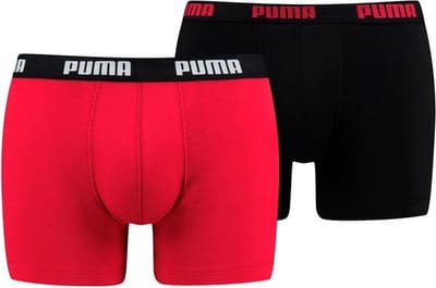 Puma - Basic Boxer 2P - Rood - Heren - maat  XXL