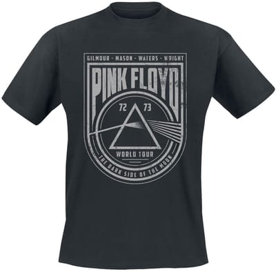 Pink Floyd World Tour Heren T-shirt - zwart - XXL