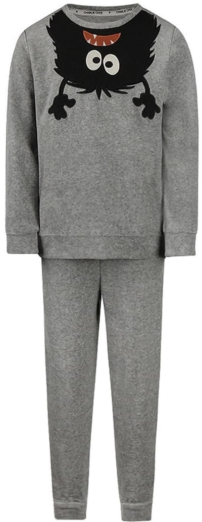 Charlie Choe Jongens Pyjamaset - Grey