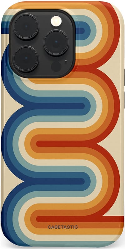Casetastic Hoesje Geschikt voor Apple iPhone 14 Pro Magsafe - Stijlvolle Beschermende Duo-layer Case - Vintage Boog
