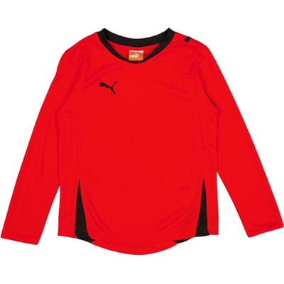 Puma Kinderen Pwr C 5.10 Logo Langsleeve T-Shirt (Rood)