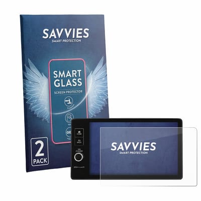 2 Stuks Savvies Screenprotector - geschikt voor Honda Jazz GR / GR3 (2020-2026) CONNECT 9" Infotainment-System - beschermfolie glas transparant