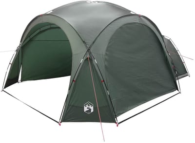 vidaXL - Zijtent - Leger - Groen - 410 - x - 410 - x - 250 - cm - Polyester - en - Staal