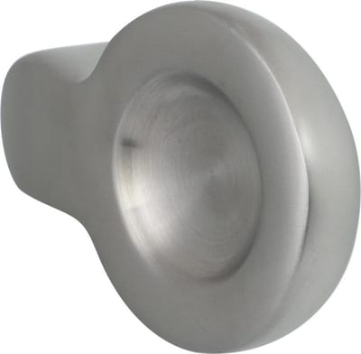 GPF9870.09 designknop verkropt 88/55x24mm t.b.v. veiligheidsschilden vast incl. wisselstift RVS matgeborsteld