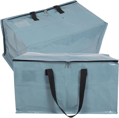 Grote Verhuisdozen - Opbergzakken Koffers - Spullen Opbergen - Met Rits Handvatten - 69x36x35cm - Multicolor