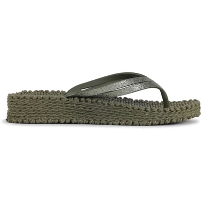 Ilse Jacobsen Cheerful Slippers Donkergroen Cheerful13