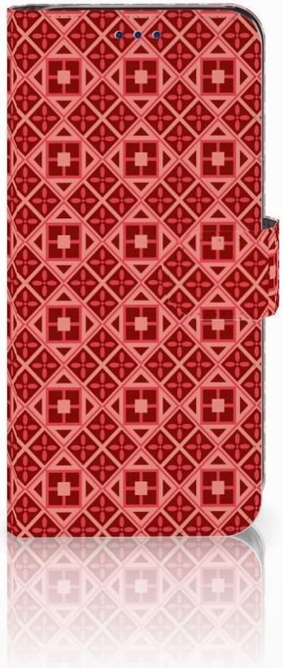 Samsung Galaxy S8 Telefoon Hoesje Batik Rood