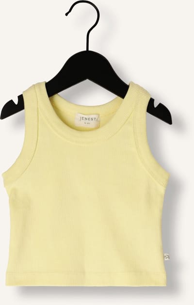 JENEST Bonnie Tanktop Tops & T-shirts Meisjes - Shirt - Butter yellow - Maat 98/104