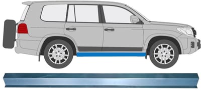 Reparatie dorpel voor Toyota Land Cruiser V8 FJ200 2007- / Links = Rechts