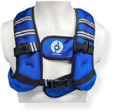 Padisport Gewichtsvest 8 kg - gewichtsvest - Weighted Vest - verzwaringsvest - Weight Vest - blauw