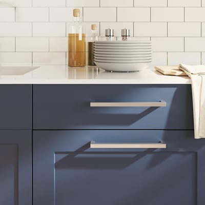 vidaXL - Handvatten - 5 - st - 224 - mm - roestvrij - staal - zilverkleurig