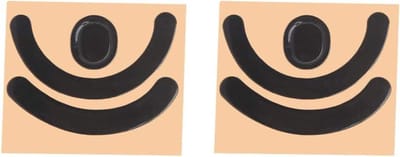 Muis Voeten - Muis Skates - Soepel Glijden - Vermindert Wrijving - 2 Sets - Zwart