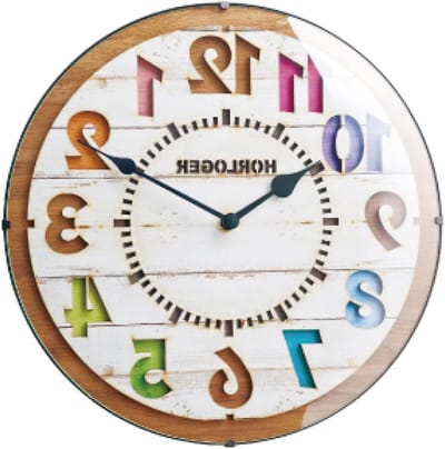 Radio Wandklok - Wandklok Radio - Tijd Weergeven - Automatische Tijdsinstelling - 30 cm Diameter - Wit