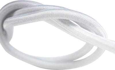 Afdekzeilwinkel - Elastisch koord 4mm wit op rol - 10 meter