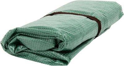 Afdekhoes Foliekas - Kweekkas Cover - Planten Beschermen - UV-Gestabiliseerd Roosterfolie - 195 x 143 cm - Groen