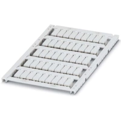 Phoenix Contact 0828571 UCT-WMS 4,7 (12X5,5) Adermarkering Montagemethode: Rijgen Markeringsvlak: 12 x 5.50 mm Wit Aantal markeringen: 270 6 stuk(s)
