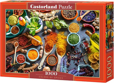 Castorland Colors of Spices – Puzzel – 1000 stukjes – Satijnen afwerking – Perfecte pasvorm – Europese kwaliteit