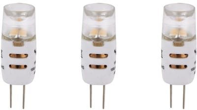 SPL G4 LED Lamp 1W Dimbaar - Warm Wit - 100lm - T10 - 3 Stuks