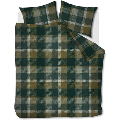 Beddinghouse Marnix dekbedovertrek - Tweepersoons - 200x200/220 - Groen