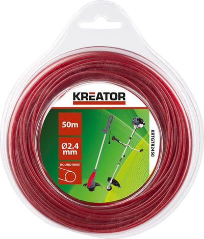Kreator - Garden - KRTGTR2450 - Trimmerdraad - rond 2,4mm 50m