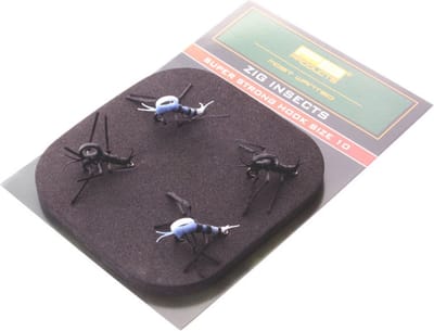PB Products - Zig Insects - 4 stuks - Zwart / Wit
