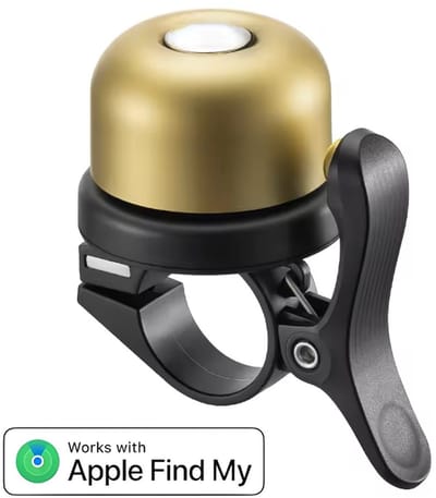 BlueTime - Fietsbel Pro - Fietsbel inclusief Tag! - Tag fiets - Fietsbel inclusief tracker - Fiets Accessoires - Fiets anti diefstal - Fiets GPS tracker - Fiets tracker - Geschikt voor Apple Find My - GPS Fietscomputer - GPS Fiets - GPS Tracker